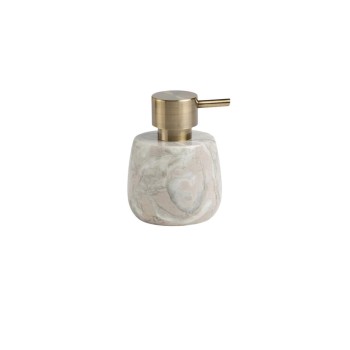 Möve Distributeur de savon Marbre Noble Marble 125 ml, Cashmere