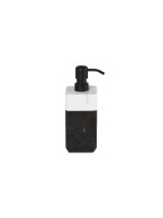 Möve Seifenspender Black & White, Schwarz/Weiss, 180 ml