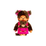 Monchhichi Animal en peluche Mother Care Pink Girl 20 cm