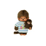 Monchhichi Animal en peluche Super Father and Baby 20 cm
