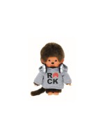 Monchhichi Animal en peluche Rock Hoodie Boy 20 cm