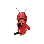 Monchhichi Animal en peluche Ladybug Raincoat 20 cm