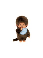 Monchhichi Light Blue Bib Boy 20 cm