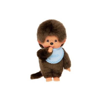 Monchhichi Light Blue Bib Boy 20 cm