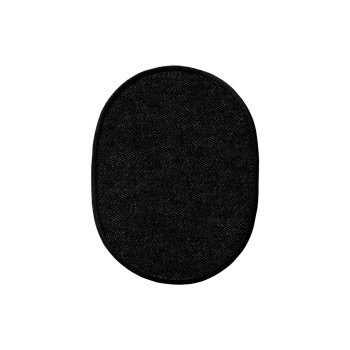 Monoquick Flickstoff, Jeansflick oval schwarz 2 St.