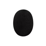 Monoquick Stofflicken 8.5 x 11.2 cm, black , 2 Stk, 100% Polyester