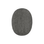 Monoquick Stofflicken 8.5 x 11.2 cm, grey, 2 Stk, 100% Polyester