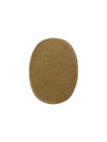 Mono-Quick Patch en corde ovale 8.5 x 11.2 cm Beige, 2 pièces