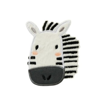 Monoquick Aufbügelbild Basic, Zebra - Kopf Monoquick Aufbügelbild Basic, Zebra - Kopf