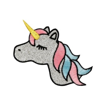 Monoquick Aufbügelbild Basic, Einhorn Glitzer Monoquick Aufbügelbild Basic, Einhorn Glitzer