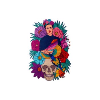 Monoquick Aufbügelbild Midi, Frida Kahlo, Blumen Monoquick Aufbügelbild Midi, Frida Kahlo, Blumen