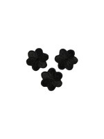 Mono-Quick Raccommodages Fleurs, noir 3p. | Mono-Quick 3 Pièce/s