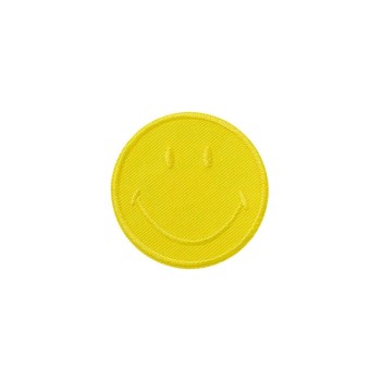 Monoquick Aufbügelbild Midi, Smiley, yellow