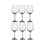 Montana Burgunderglas Pure 550ml, 6er Set, D: 8cm, H: 23cm