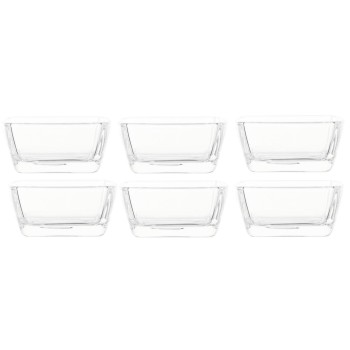 Montana Schalenset 6tlg 7cm Carre, Glas, H: 3cm, B: 7cm Montana Schalenset 6tlg 7cm Carre, Glas, H: 3cm, B: 7cm