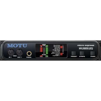 Motu micro express, 4x6 USB MIDI interface Motu micro express, 4x6 USB MIDI interface