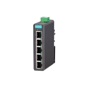 Moxa EDS-205: 5 Port Switch 100Mbps, DIN-Rail Montage, -10 bis 60° C, ohne NT