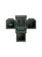 MOZA Racing Pack de panneaux FMP18 avec fil, RGB