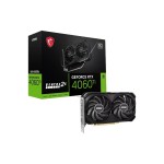 MSI Carte graphique GeForce RTX 4060 TI Ventus 2X Black OC 8 GB