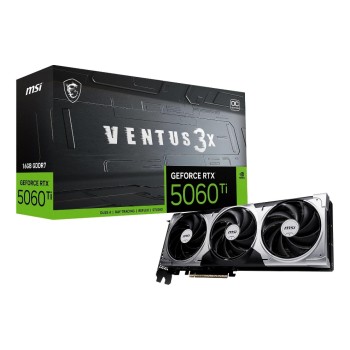 MSI RTX5060Ti VENTUS 3X OC 16GB, GeForce RTX5060 Ti, 3x DP, 1x HDMI MSI RTX5060Ti VENTUS 3X OC 16GB, GeForce RTX5060 Ti, 3x DP, 1x HDMI