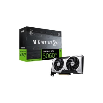 MSI RTX5060Ti VENTUS 2X OC PLUS 8GB, GeForce RTX5060 Ti, 3x DP, 1x HDMI MSI RTX5060Ti VENTUS 2X OC PLUS 8GB, GeForce RTX5060 Ti, 3x DP, 1x HDMI
