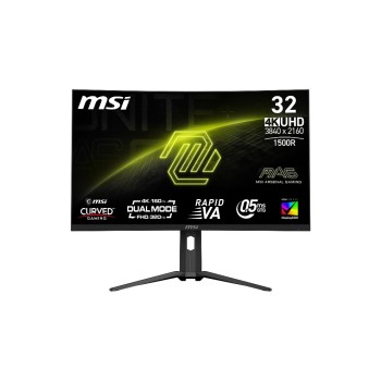 MSI MAG 321CUPDF 31.5, 4K UHD, 3840x2160, 2x HDMI, DP, Curved MSI MAG 321CUPDF 31.5, 4K UHD, 3840x2160, 2x HDMI, DP, Curved