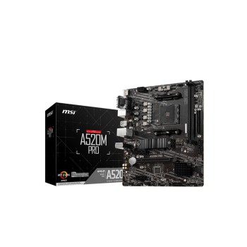 MSI A520M PRO, AM4, mATX, AMD A620, 2x DDR4, PCIe 3.0, HDMI, DP, VGA MSI A520M PRO, AM4, mATX, AMD A620, 2x DDR4, PCIe 3.0, HDMI, DP, VGA