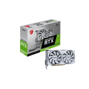 MSI RTX3050 VENTUS 2X XS WHITE OC, 8GB, GeForce RTX3050, DVI, DP, HDMI MSI RTX3050 VENTUS 2X XS WHITE OC, 8GB, GeForce RTX3050, DVI, DP, HDMI