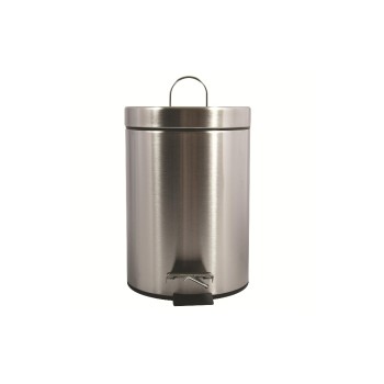 MSV Poubelle à pédale 3 l, Argent mat MSV Poubelle à pédale 3 l, Argent mat