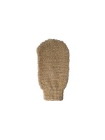 MSV Gants pour peeling en jute 25.5 x 11.5 cm, Marron