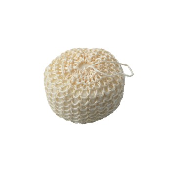 MSV Spugna da bagno en sisal 5 x 10 cm, Blanc MSV Spugna da bagno en sisal 5 x 10 cm, Blanc