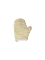 MSV Gants pour peeling en sisal 25 x 18 cm, blanc