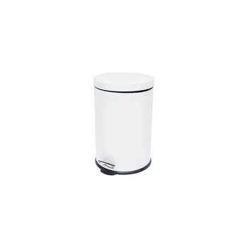 MSV Poubelle à pédale 20 l, Blanc MSV Poubelle à pédale 20 l, Blanc