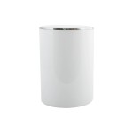 MSV Poubelle à pédale Kamaka 6 l, Blanc