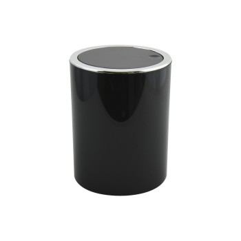 MSV Poubelle à pédale Kamaka 6 l, Noir MSV Poubelle à pédale Kamaka 6 l, Noir