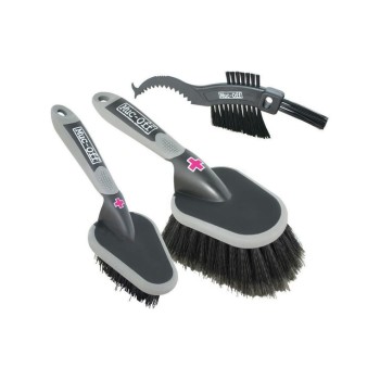 Muc-Off 3x Brush Set, Vorteilspaket!