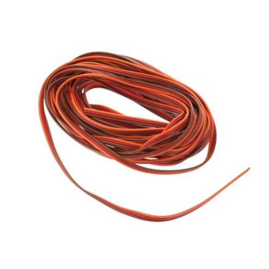 Muldental Câble de servo JR/Graupner 0,14 mm² 5 m sans fiche/prise de courant