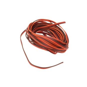 Muldental Câble de servo JR/Graupner 0,25 mm² 5 m sans fiche/prise de courant Muldental Câble de servo JR/Graupner 0,25 mm² 5 m sans fiche/prise de courant