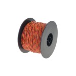 Servokabel verdrillt 100m JR/Graupner, 0.34mm2 AWG22