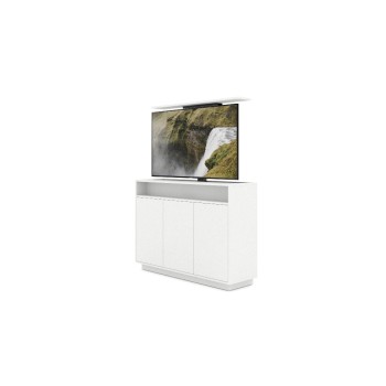 AV-TV Möbel inkl. TV Liftsystem 4684, weiss, max. 50 Kg., Hub 900mm, RFControl AV-TV Möbel inkl. TV Liftsystem 4684, weiss, max. 50 Kg., Hub 900mm, RFControl