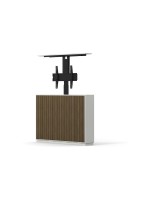 AV-TV Slim Möbel inkl. Liftsystem, BR/WT, vormontiert, inkl.Rollen, Möbeltiefe 27cm