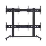 M Public Video Wall Stand 4-Screens, bis max.160kg, Tragkraft, noir