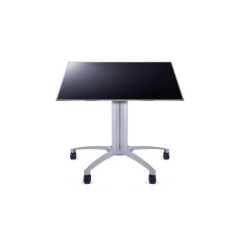 Multibrackets Trolley TV Display Stand 110 Tilt & Table Argenté Multibrackets Trolley TV Display Stand 110 Tilt & Table Argenté