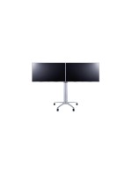 Multibrackets Trolley TV Display Stand 145 Dual Argenté