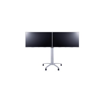 Multibrackets Trolley TV Display Stand 145 Dual Argenté Multibrackets Trolley TV Display Stand 145 Dual Argenté