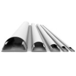 Multibrackets Aluminium Kabelkanäl 50mm WE, 50mm KK 50-1100 WE Blister