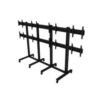 M Public Video Wall Stand 8-Screens, bis max.320kg, Tragkraft, schwarz M Public Video Wall Stand 8-Screens, bis max.320kg, Tragkraft, schwarz