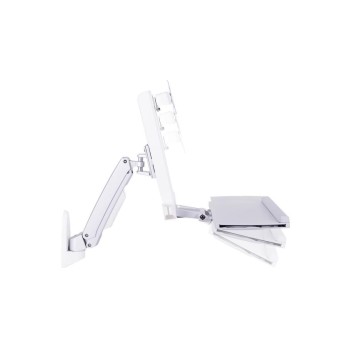 Multibrackets Supports de table Workstation Arm Single bis 8 kg – Blanc Multibrackets Supports de table Workstation Arm Single bis 8 kg – Blanc