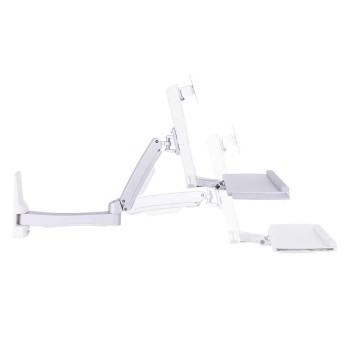 Multibrackets Supports de table Arm single Extended 4368 bis 8 kg – Blanc Multibrackets Supports de table Arm single Extended 4368 bis 8 kg – Blanc