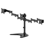 MB Tischst 15-27,Metall-Alu,schwarz/3392, 3-fach, Vesa 100x100, max. 10 kg